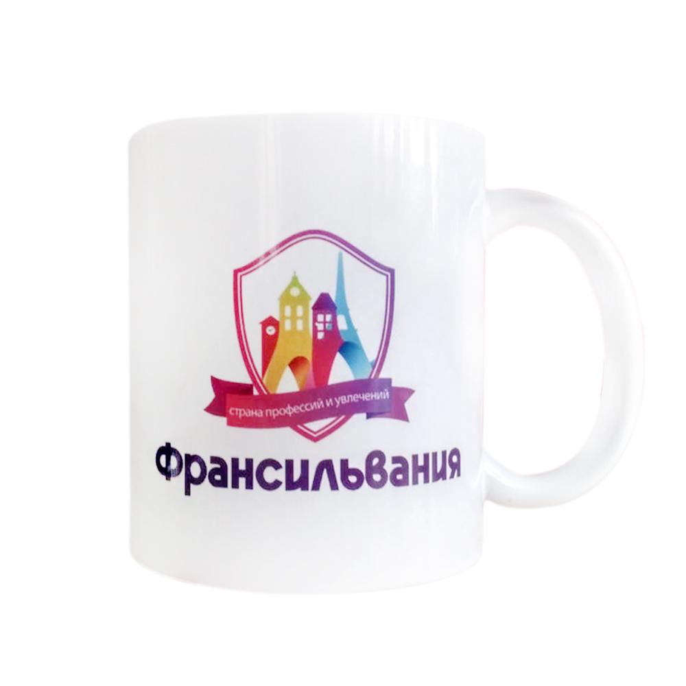 Чашка белая с логотипом (цена с нанесением) Чашка белая с логотипом (цена с нанесением) Фото 8