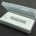 Пластмассовый футляр для флеш-карты PLASTIC BOX с логотипом