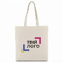 Эко-сумка из хлопка 38х40 см с Вашим лого