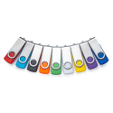Флешка TWISTER USB 2.0 з вашим логотипом 16 Gb Арт: 00000_16