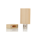 Дерев'яна флешка USB 2.0 з магнітом з логотипом 16 Gb