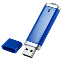 Пластиковая флешка Промо USB 2.0 с крышечкой с вашим лого 16 Gb