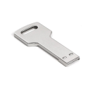 Флешка метлическая USB 2.0 в виде ключа с вашим лого 16 Gb