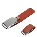 Кожаная USB-Флешка с отверстием для брелка с вашим логотипом 32Gb Фото 7