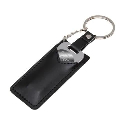 Флэш-память ключ в кожаном чехле с вашим лого 64 Gb