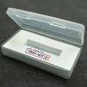 Пластмассовый футляр для флеш-карты PLASTIC BOX с логотипом