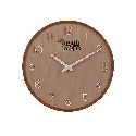 Часы настенные WoodTime 31 см с логотипом