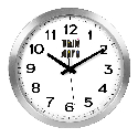 Часы настенные TimeWheel 40 см с вашим логотипом