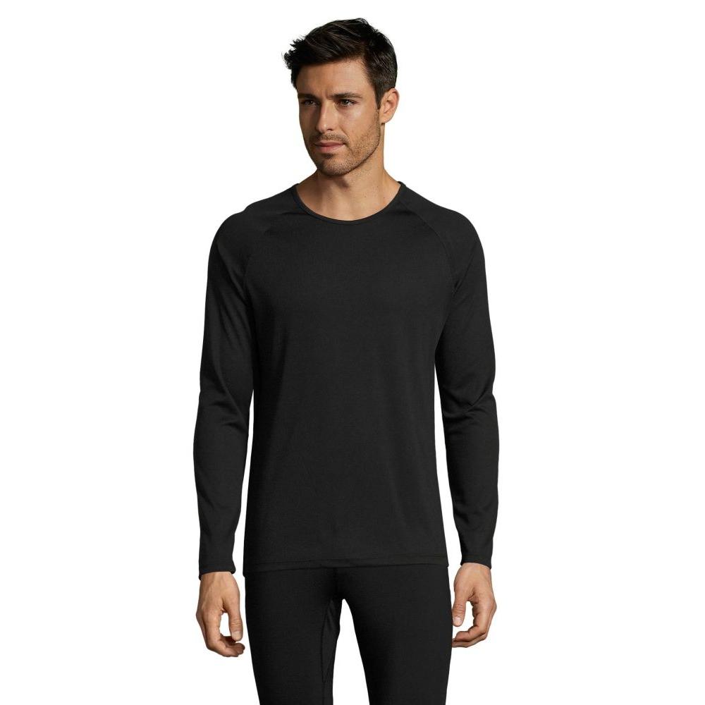 Спортивная футболка SOL'S Sporty LSL men с логотипом