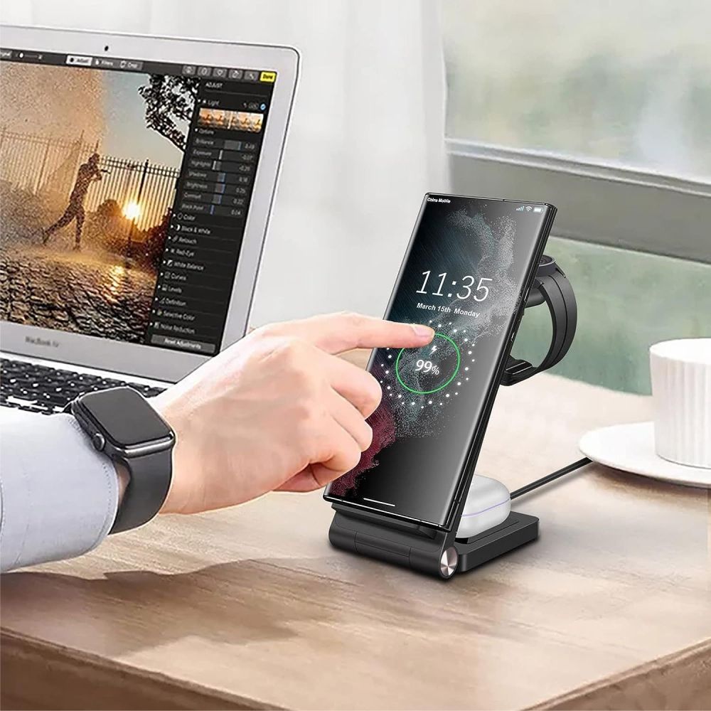 Беспроводное зарядное устройство для SwiftFlow 15W с Вашим лого Беспроводное зарядное устройство для SwiftFlow 15W с Вашим лого Фото 6