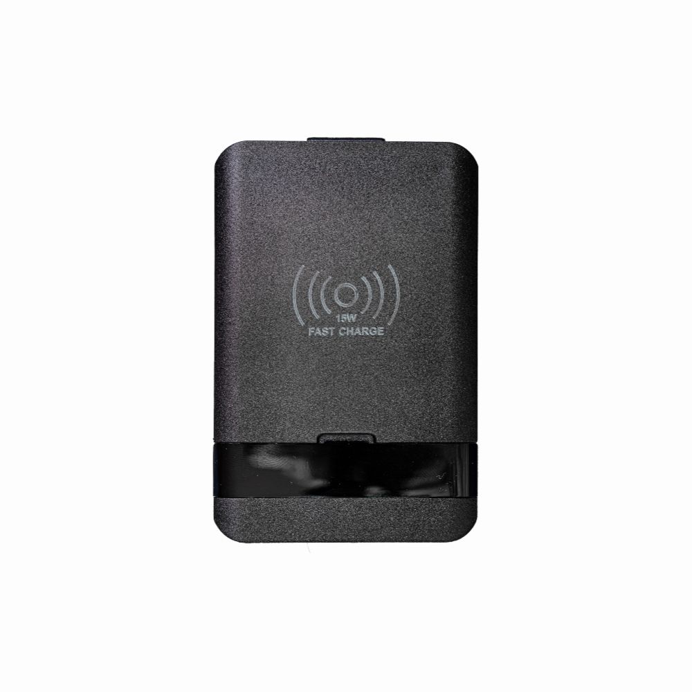 Беспроводное зарядное устройство Flow 15W с набором переходников USB/USB C с Вашим лого Беспроводное зарядное устройство Flow 15W с набором переходников USB/USB C с Вашим лого Фото