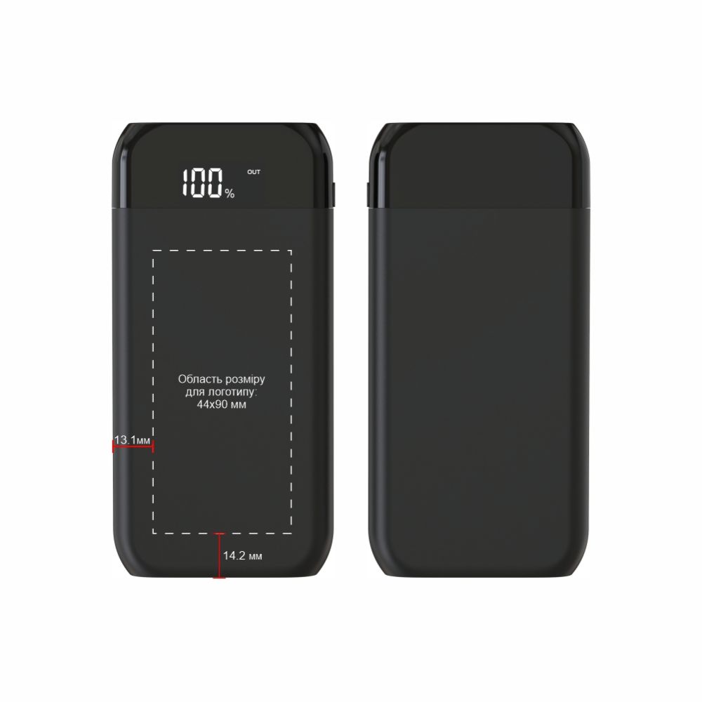 Повербанк 10000mah ChargeVault 2 USB з Вашим лого Повербанк 10000mah ChargeVault 2 USB з Вашим лого Фото 7