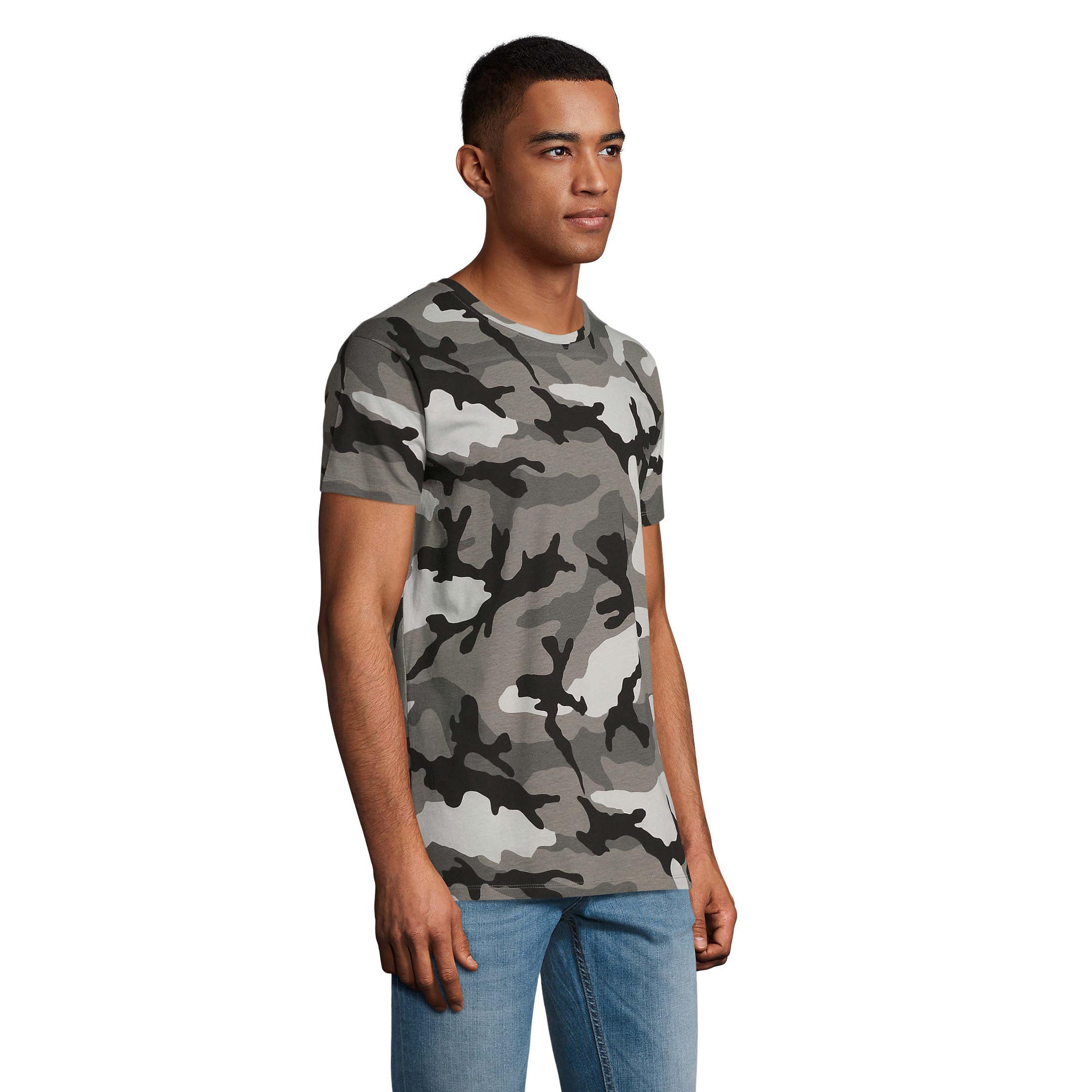 Футболка мужская SOL'S Camo men с Вашим лого Футболка мужская SOL'S Camo men с Вашим лого Фото 3