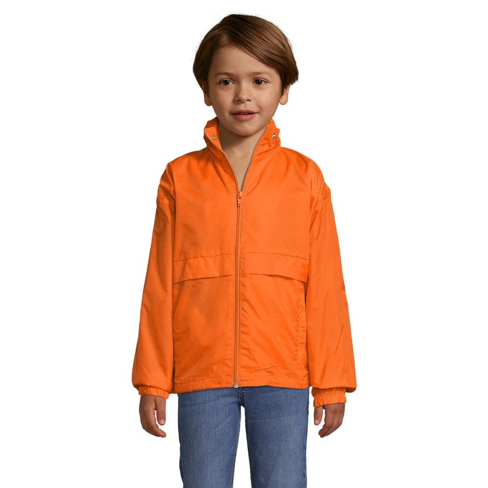 Ветровка детская SOL'S Surf kids с печатью логотипа