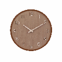 Часы настенные WoodTime 31 см с логотипом Фото 2